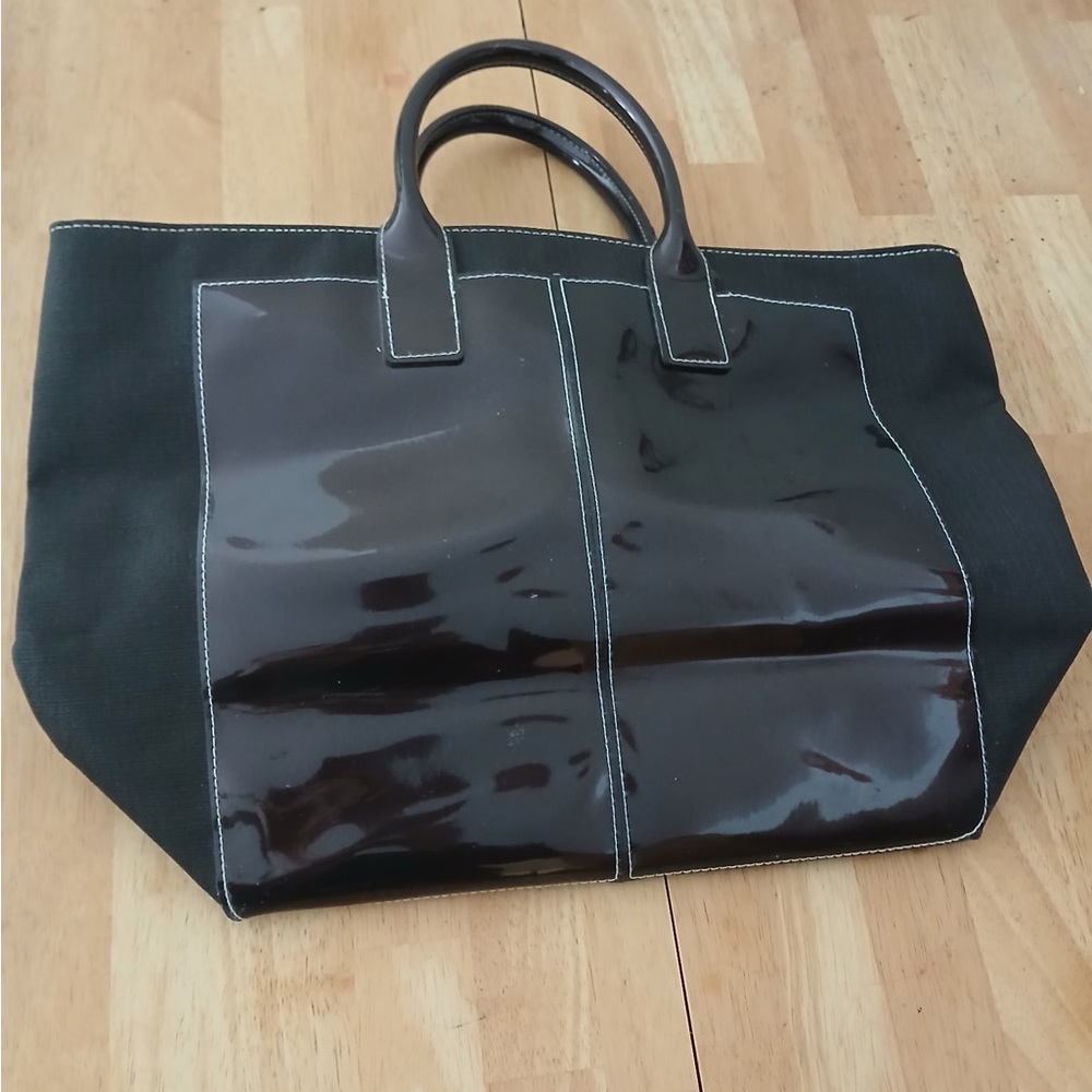 Black and Brown Tote Bag